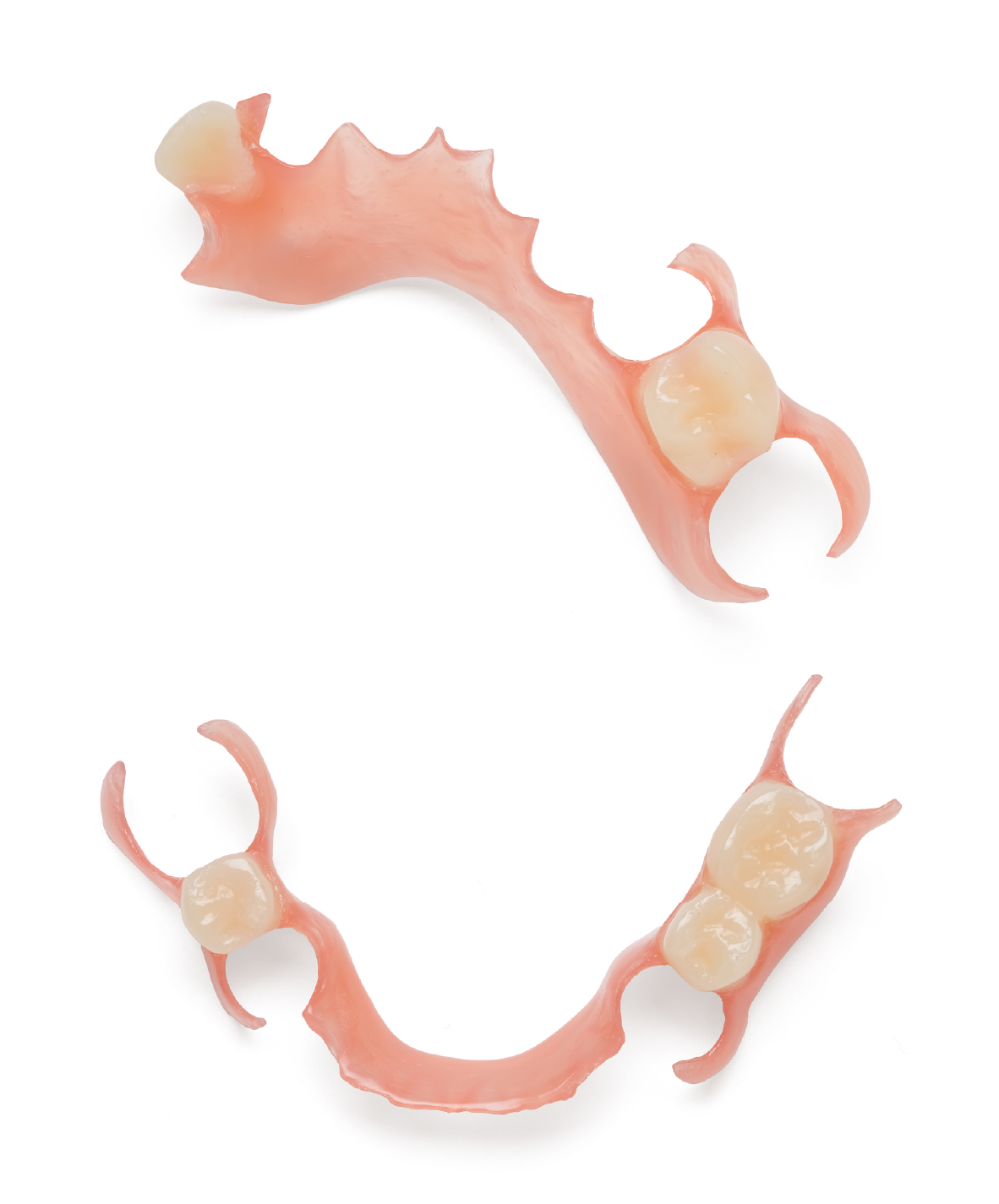 Two Arch Upper & Lower Flexible Partial Dentures